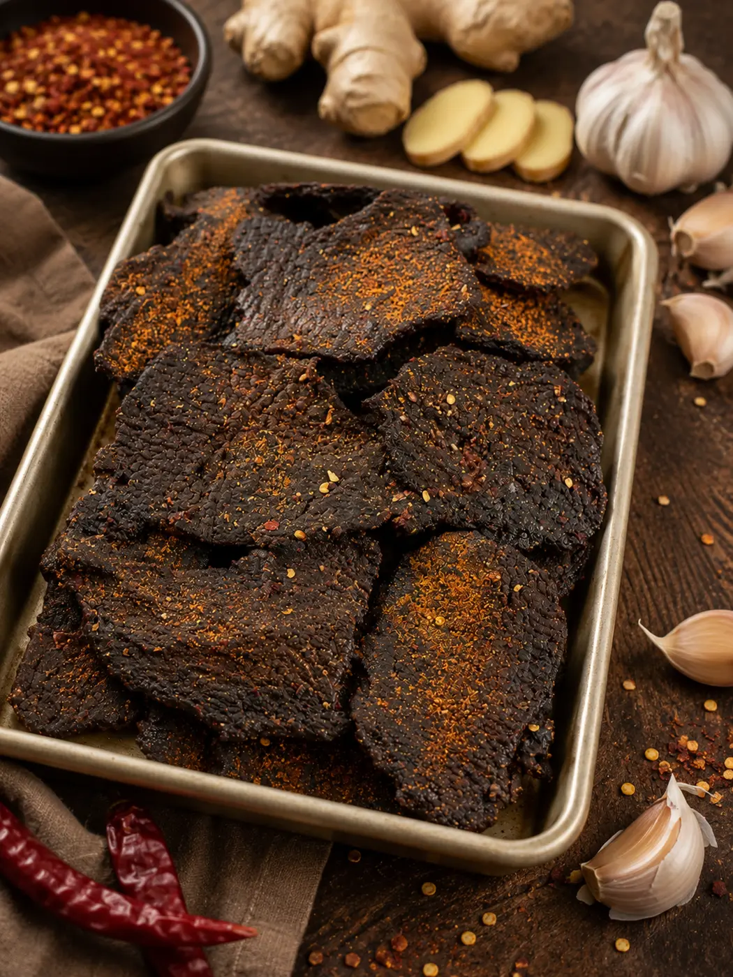 Dragon Spur beef jerky batch