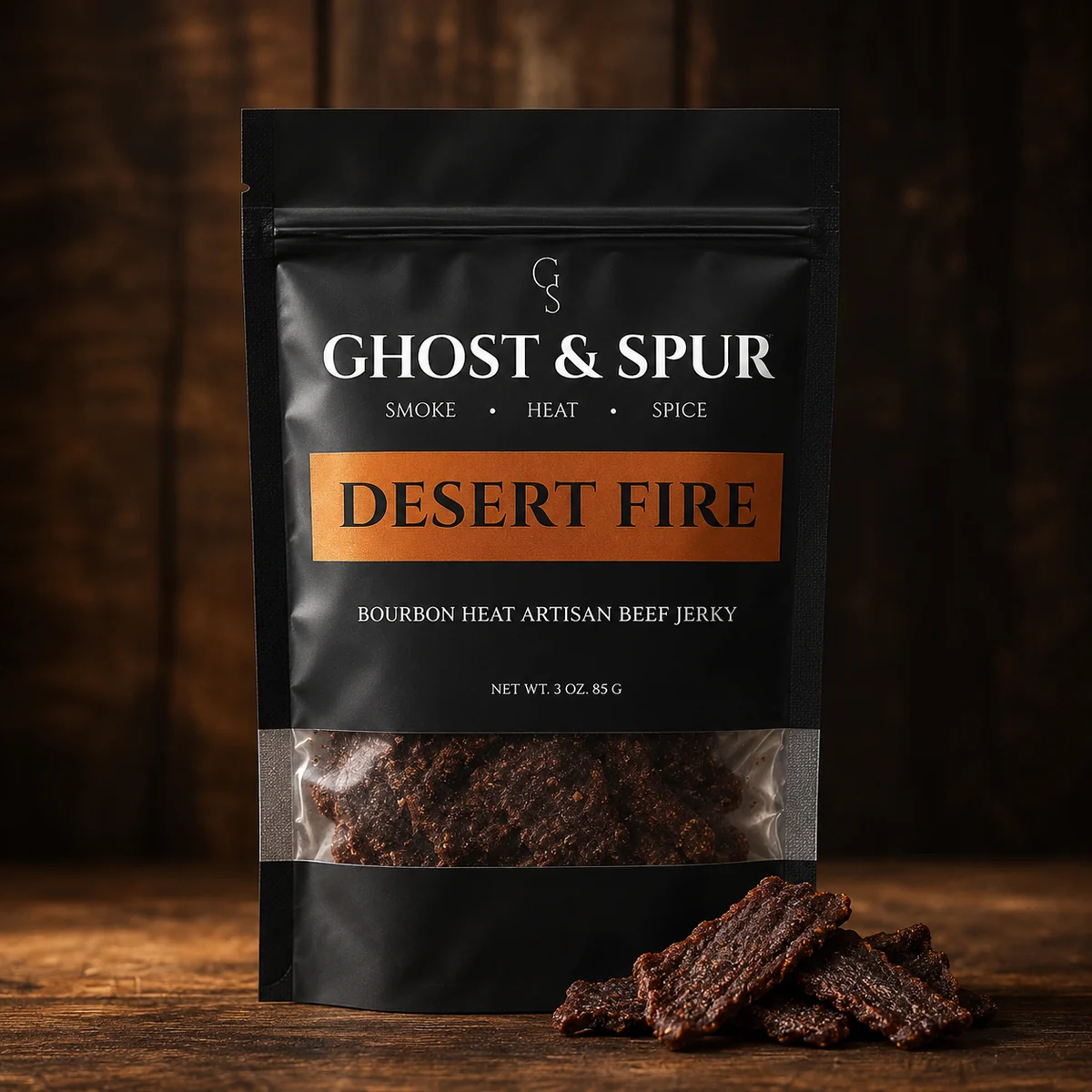 One package of Ghost & Spur jerky