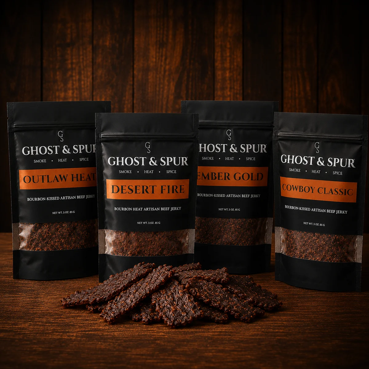 Four package Ghost & Spur ranch box